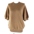 PRADA Short sleeve knit P24Z0L cashmere Brown 36