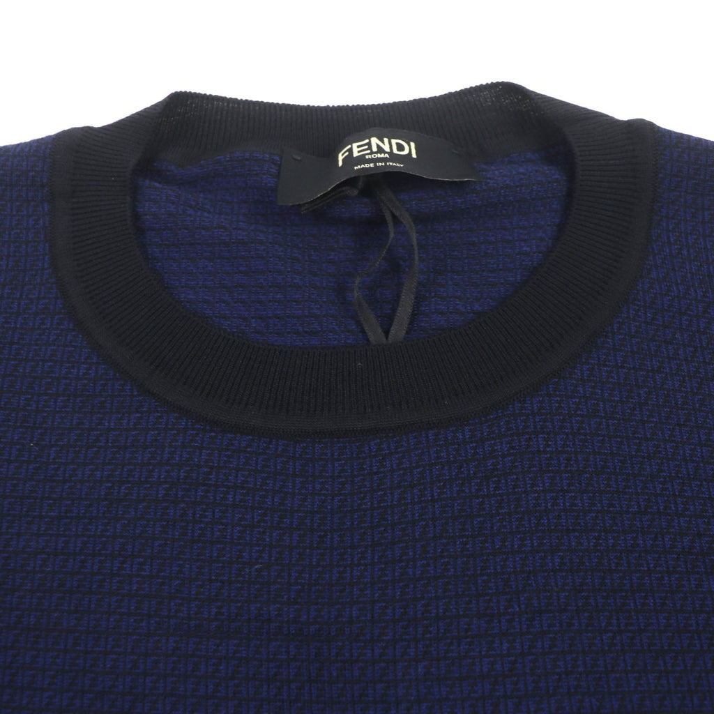 FENDI knit FZY078 wool Navy 52