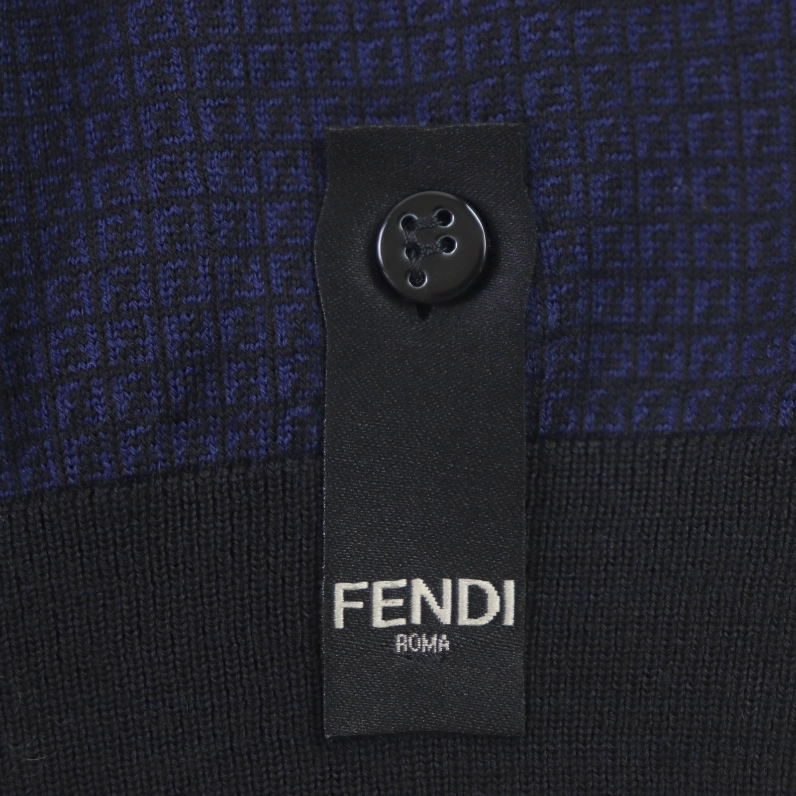 FENDI knit FZY078 wool Navy 52