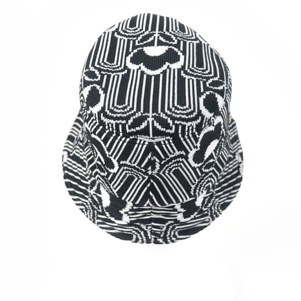 PRADA hat 1HC137 polyester Black White M