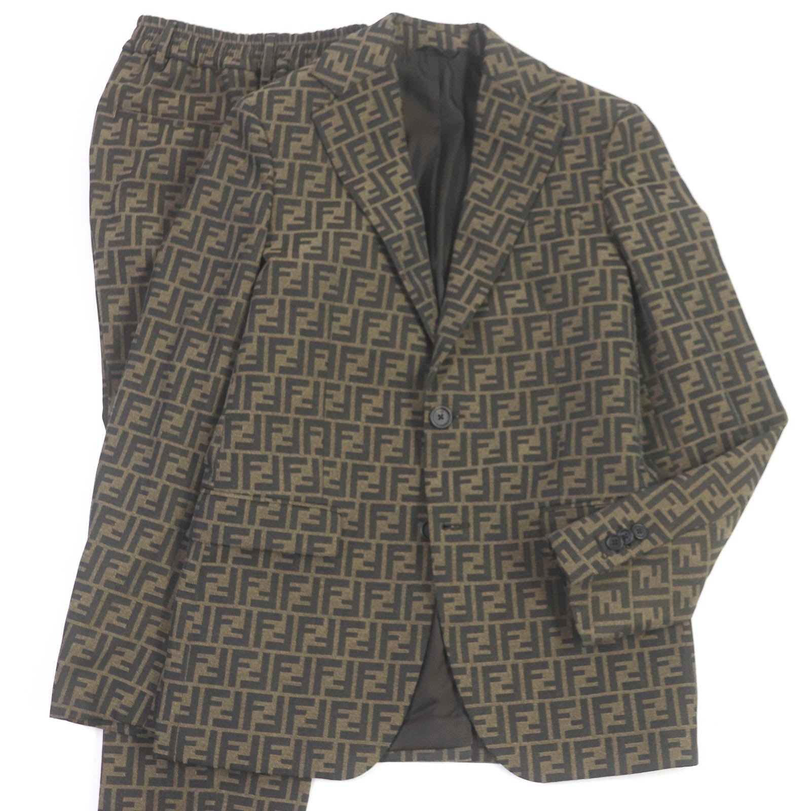FENDI suit FJ0498/FB0767 polyester Brown 44