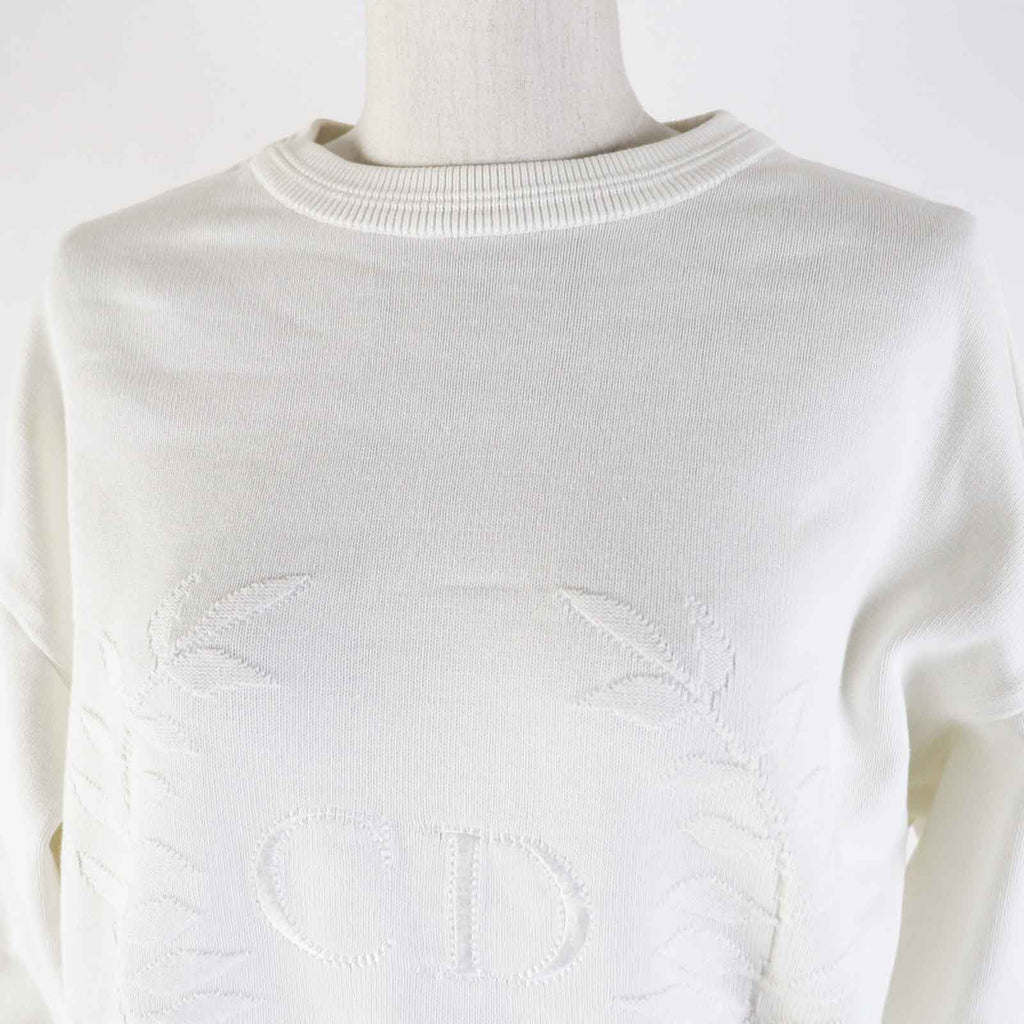Christian Dior sweat 3U2L350 cotton white L