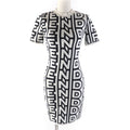 FENDI one piece FZD917 Nylon White black 36