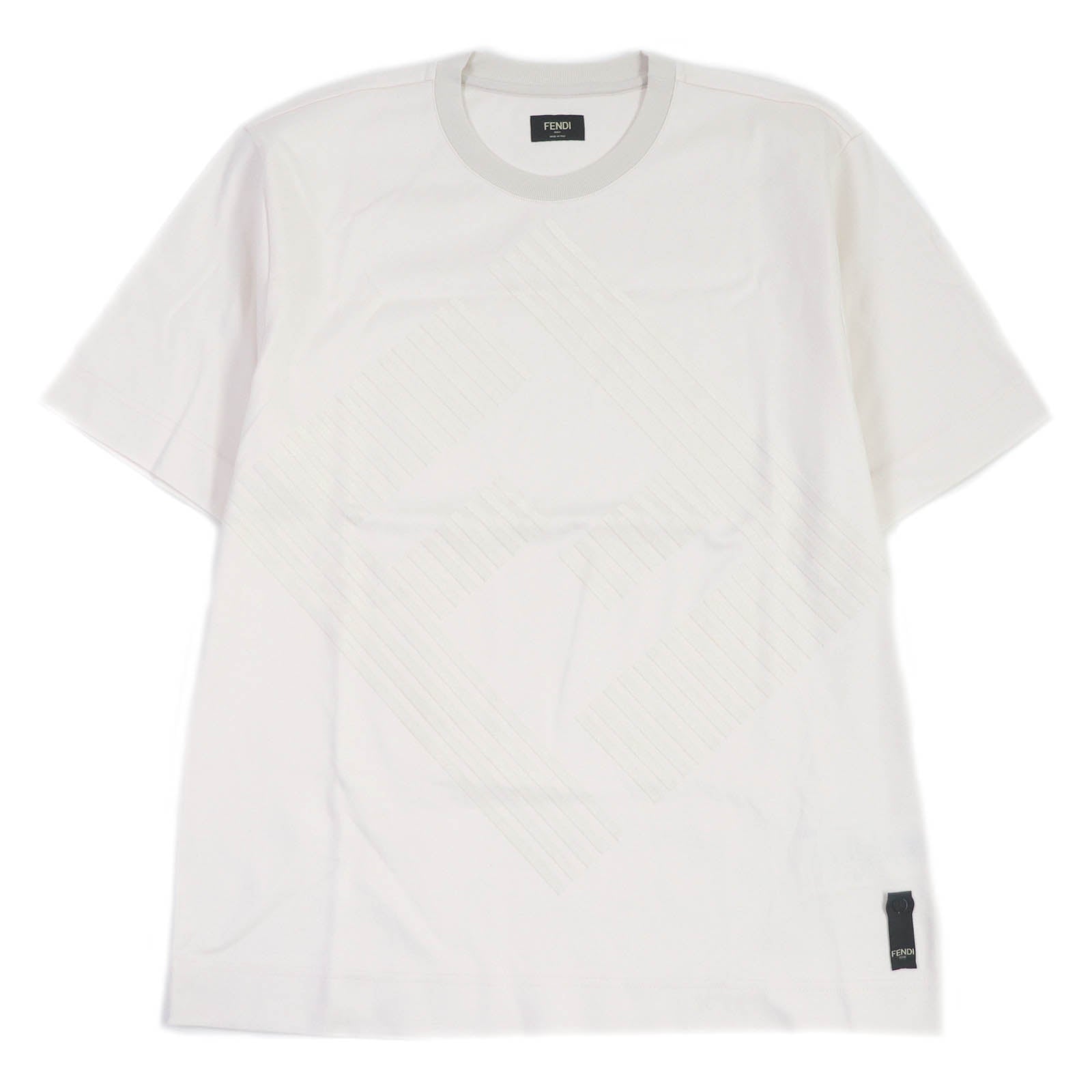 FENDI Short sleeve T-shirt FY0936 APM3 cotton Ivorytype M