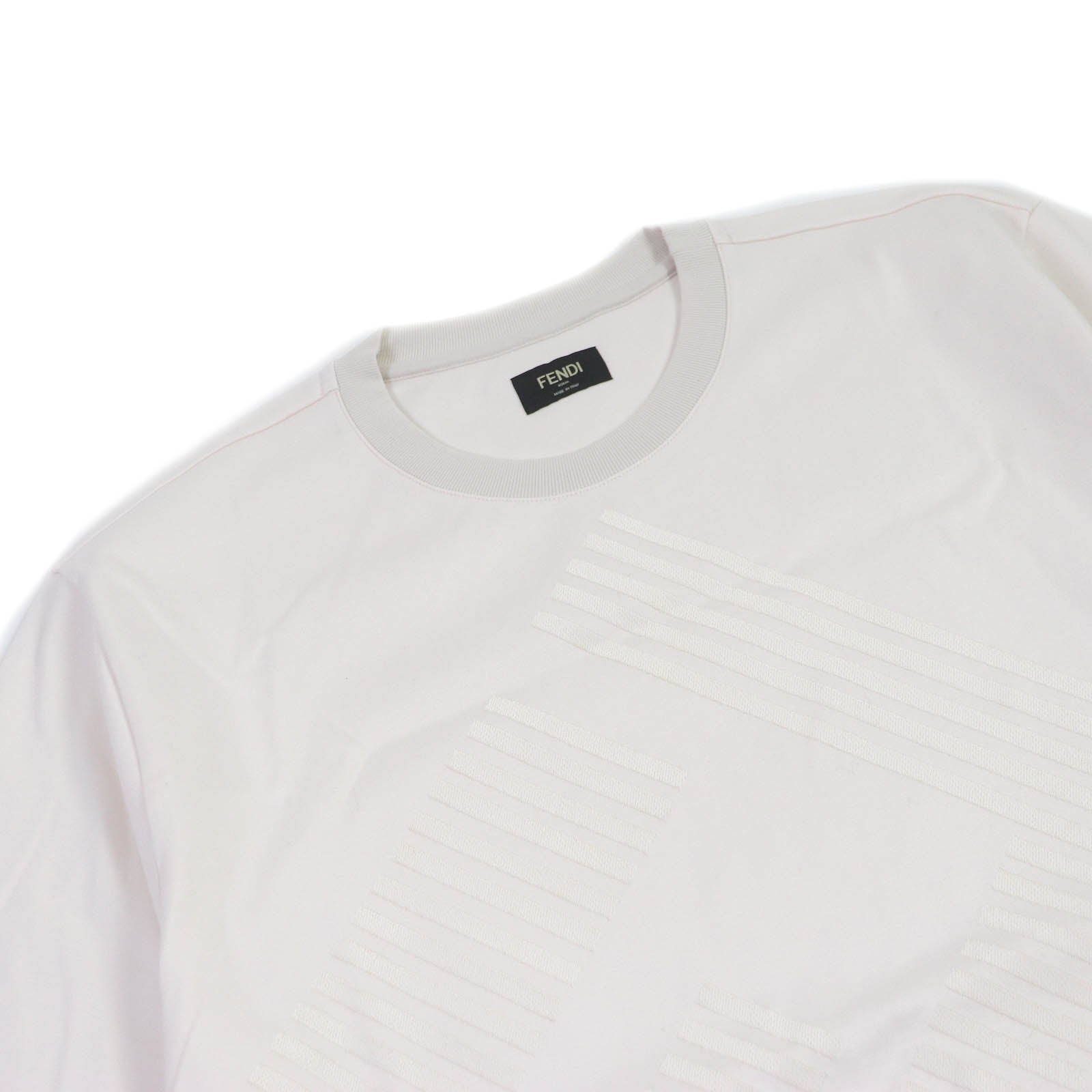 FENDI Short sleeve T-shirt FY0936 APM3 cotton Ivorytype M