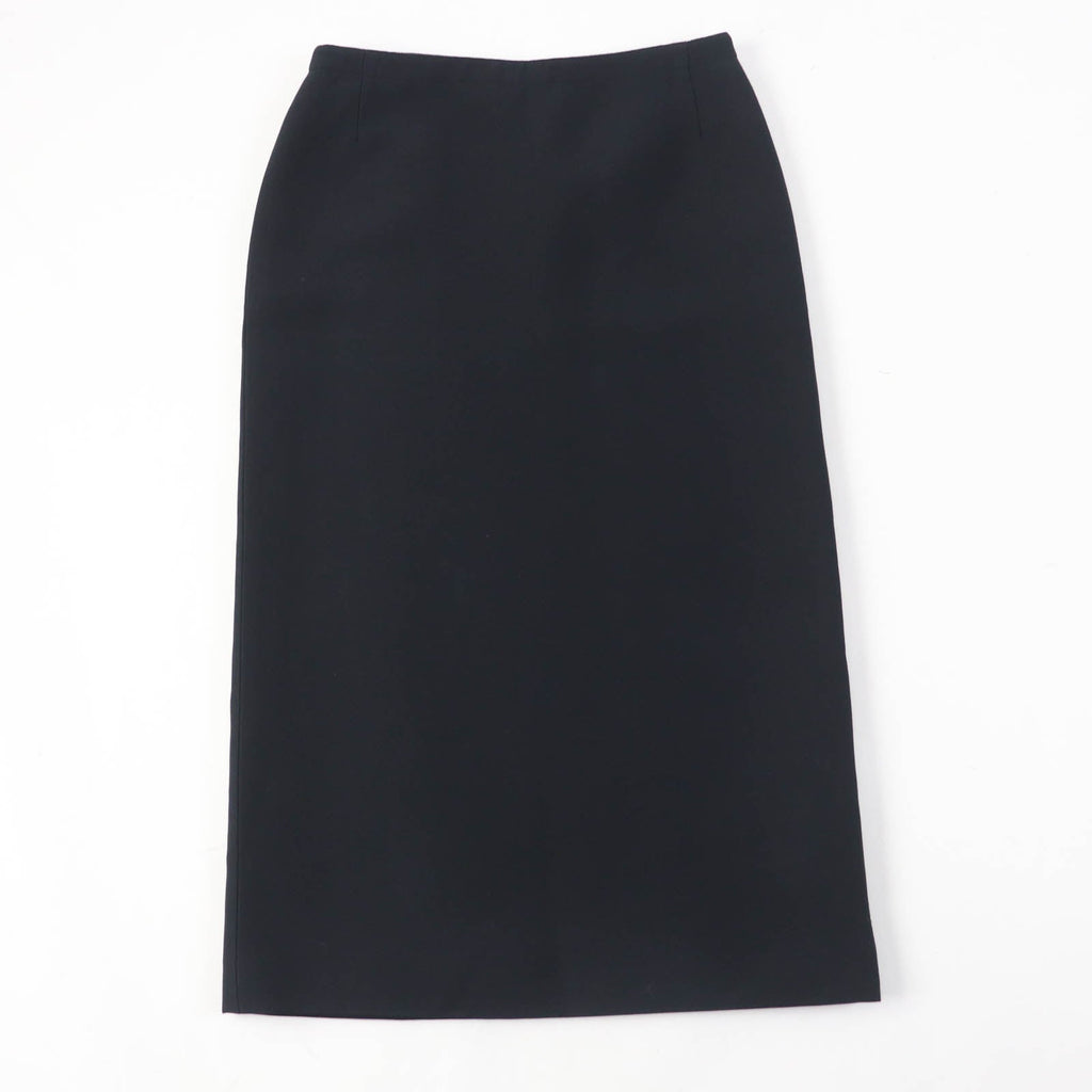 Christian Dior Wrap skirt 011J12A1166 wool black 40