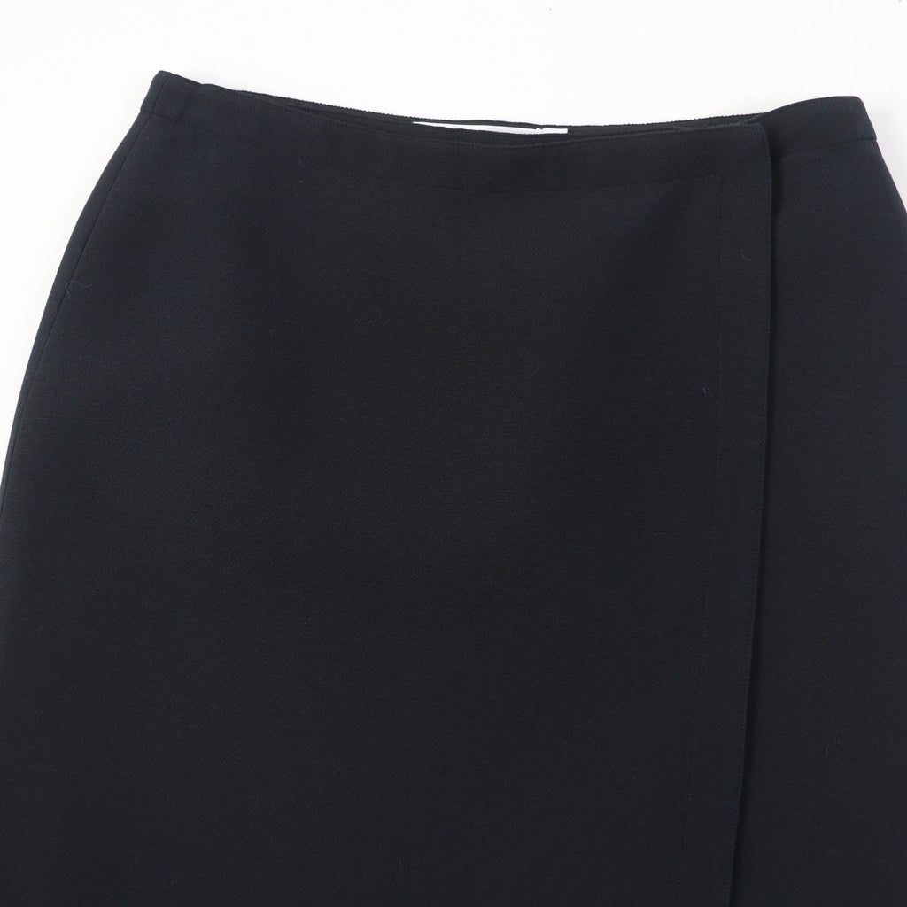 Christian Dior Wrap skirt 011J12A1166 wool black 40