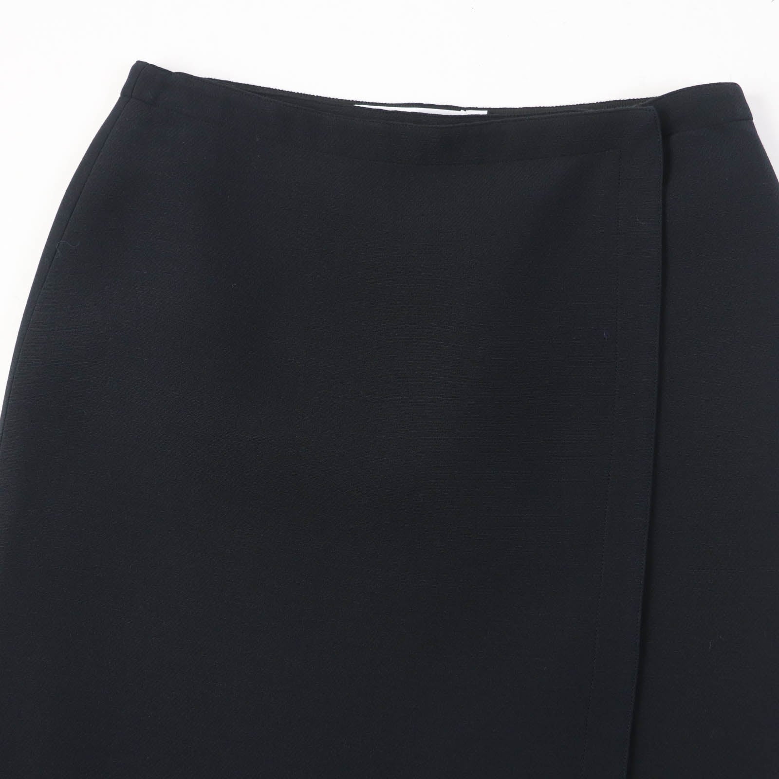 Christian Dior Wrap skirt 011J12A1166 wool black 40