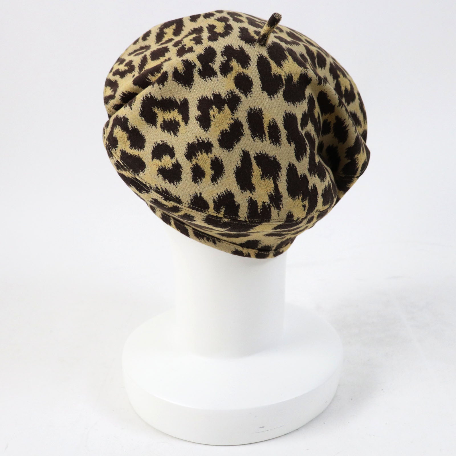 Christian Dior beret 14LEO910I134 polyester Beige dark brown 57