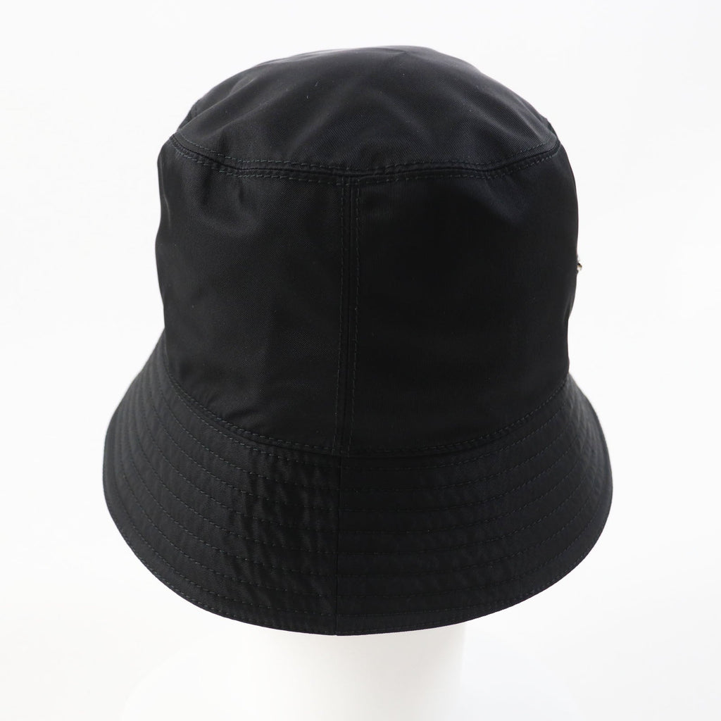 PRADA hat 1HC137 recycled polyamide black RE-NYLON M