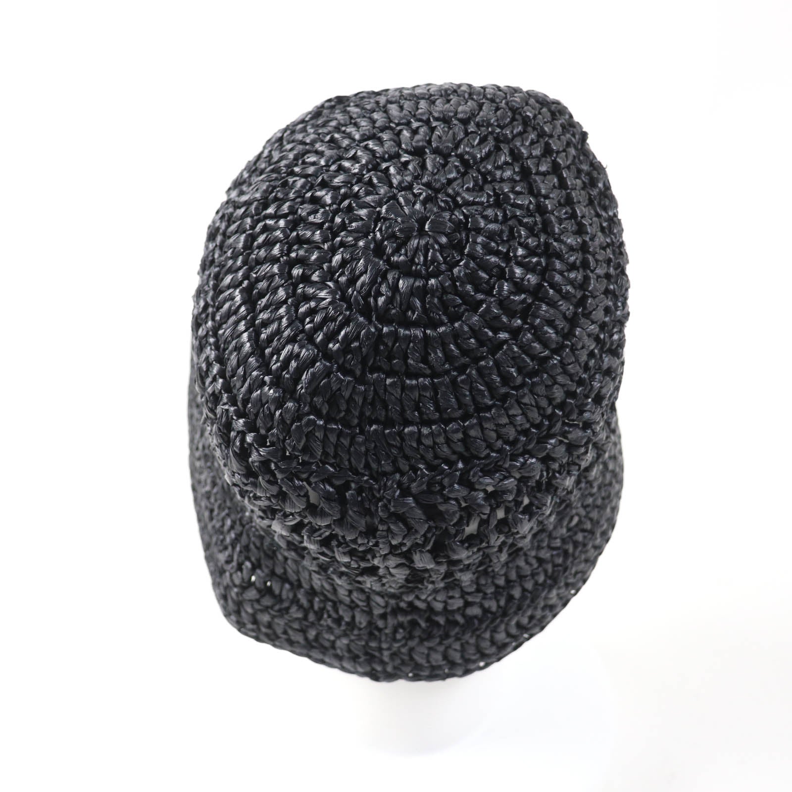 PRADA hat 1HC137 2A2T Viscose (rayon) black Crochet Bucket Hat M