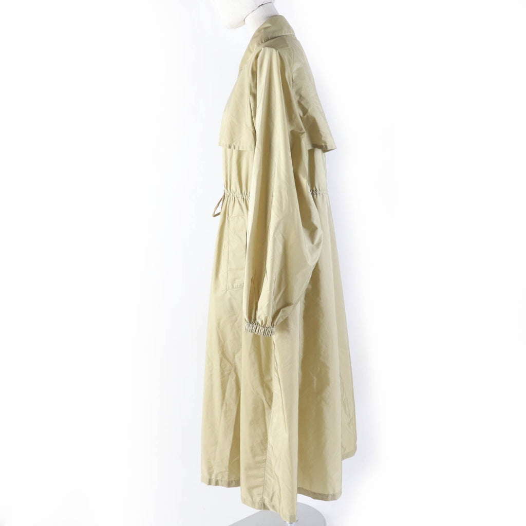 PRADA coat 292024 recycled polyamide beige Re-Nylon 38