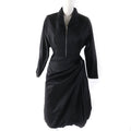 PRADA one piece P3C98 silk black 38