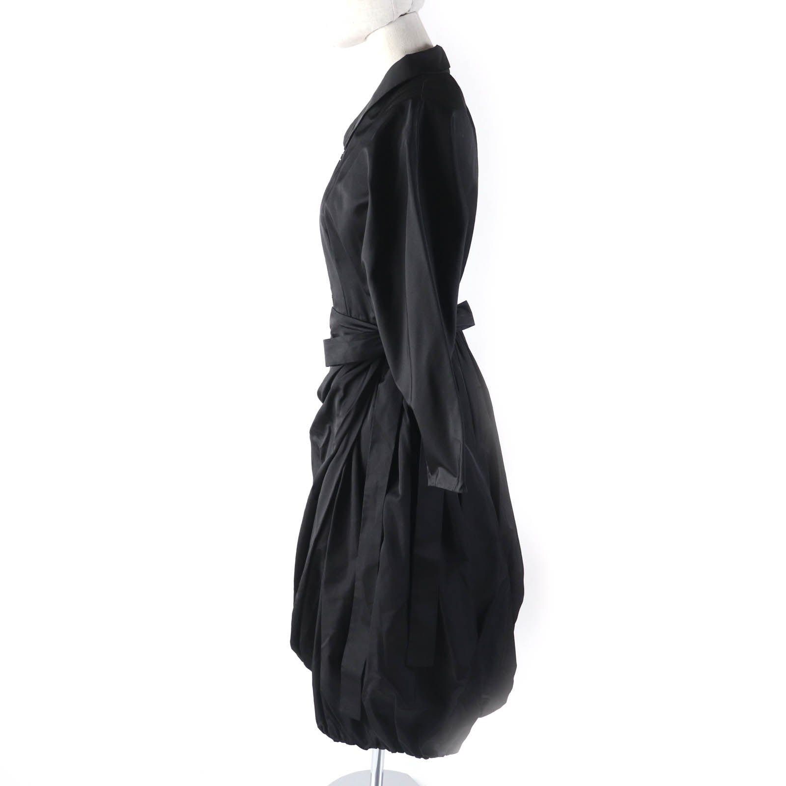 PRADA one piece P3C98 silk black 38
