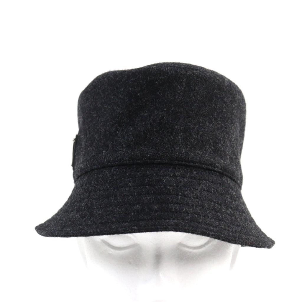 PRADA hat 2HC137 wool Dark gray M