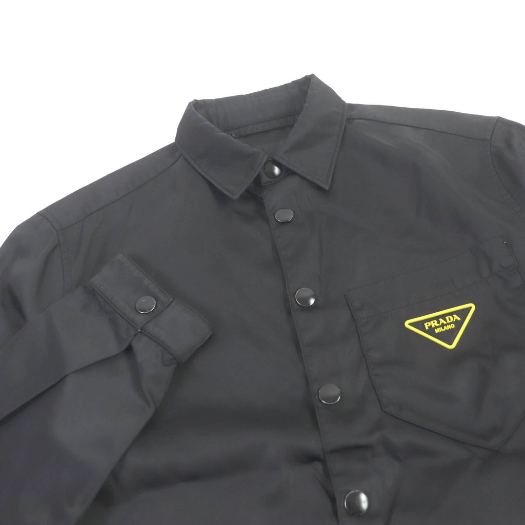 PRADA Blouson SC520 polyamide (nylon) black Re-Nylon Shirt S