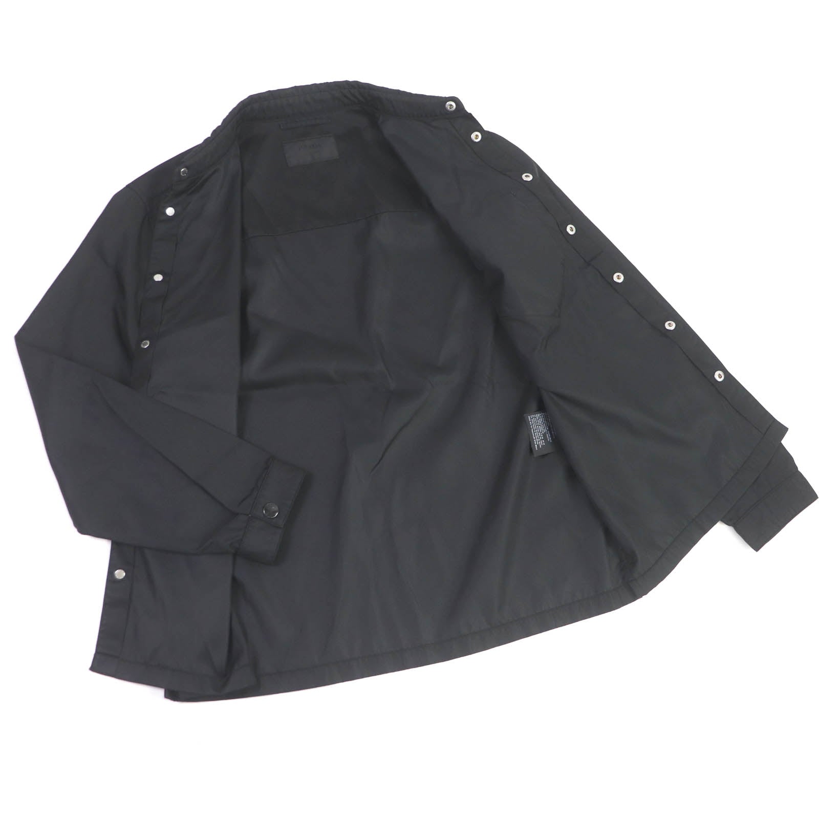 PRADA Blouson SC520 polyamide (nylon) black Re-Nylon Shirt S