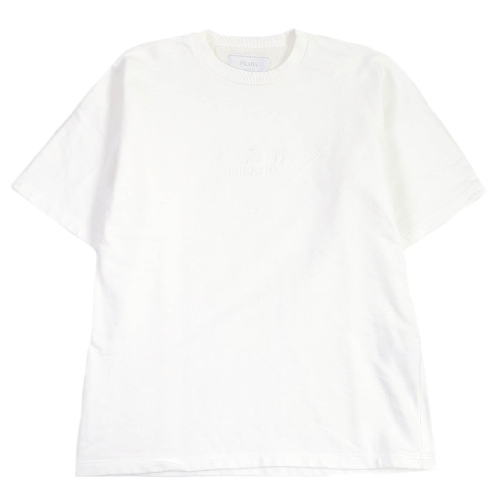 PRADA Short sleeve T-shirt UJN773 cotton white XS