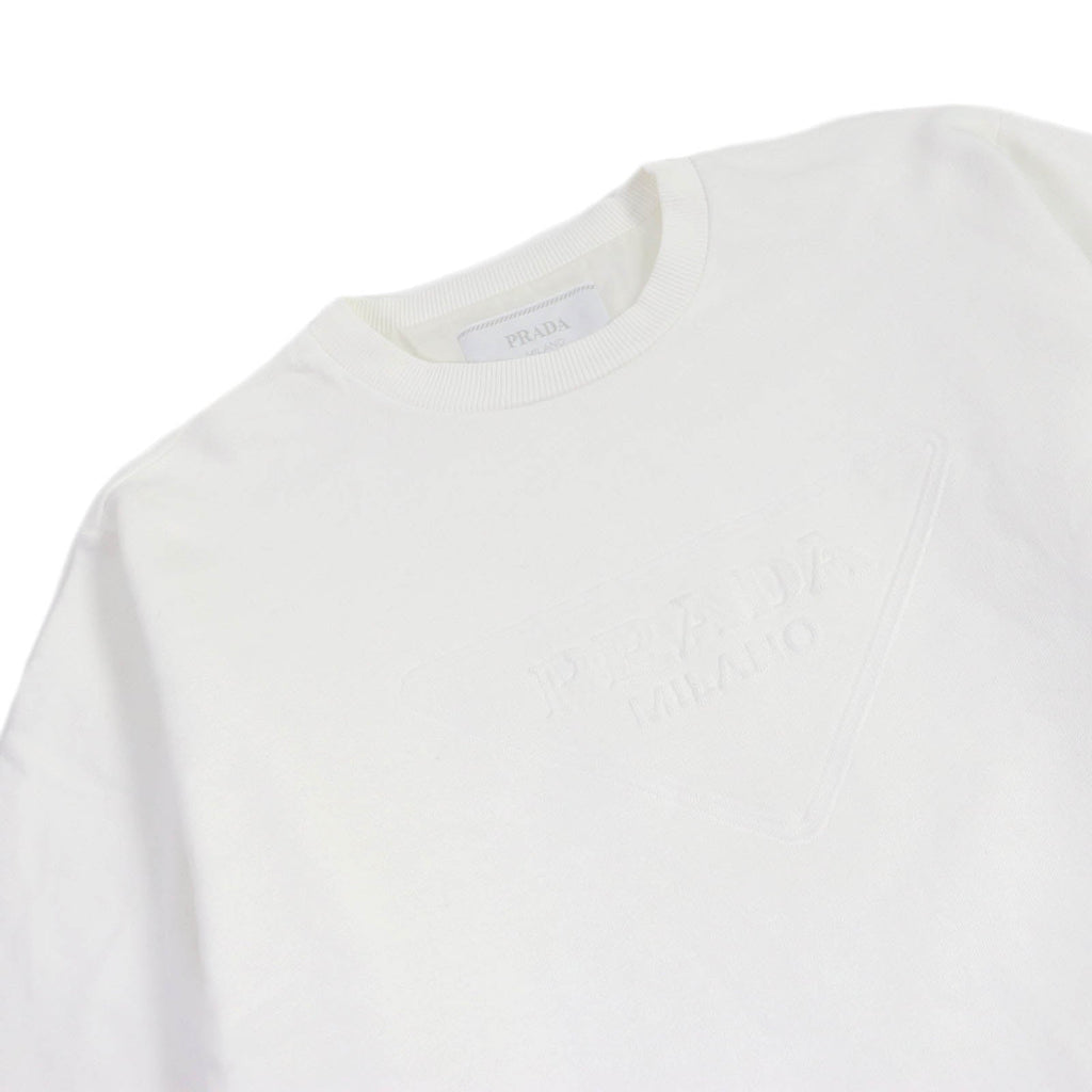PRADA Short sleeve T-shirt UJN773 cotton white XS