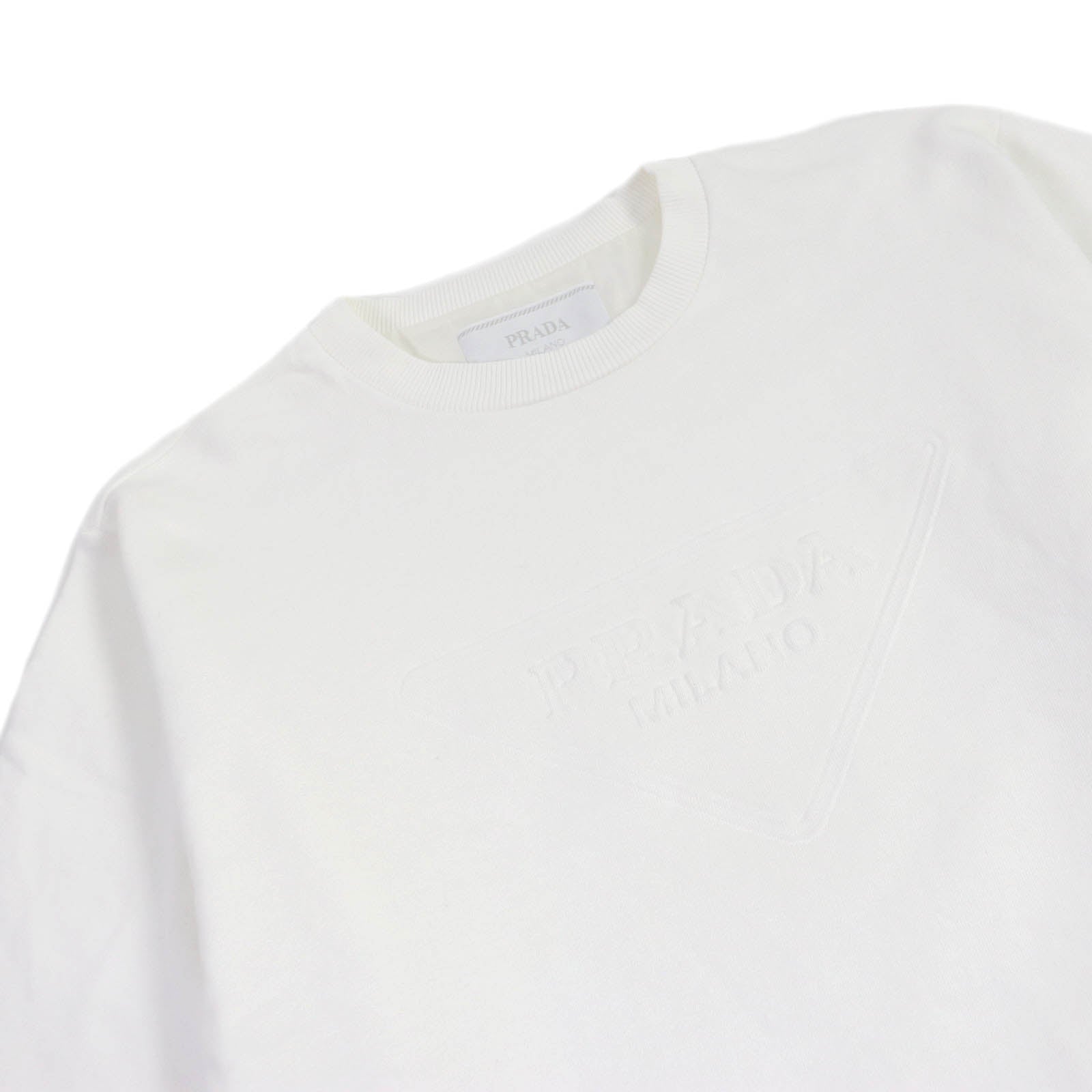 PRADA Short sleeve T-shirt UJN773 cotton white XS