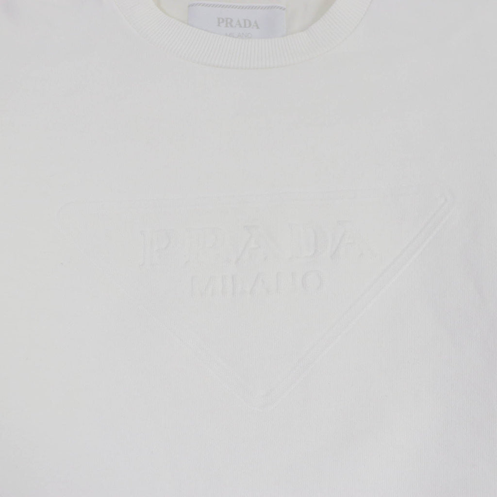 PRADA Short sleeve T-shirt UJN773 cotton white XS