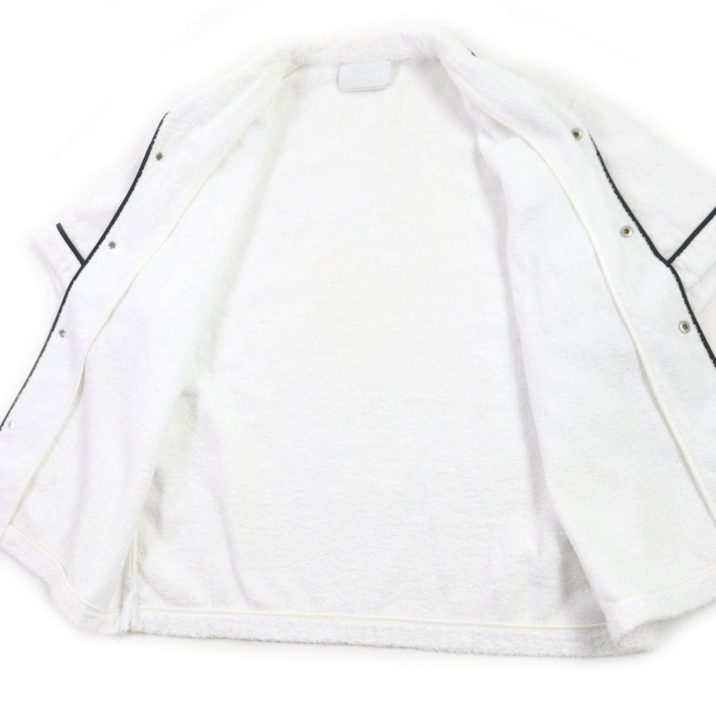 PRADA Short sleeve shirt SC559 cotton White black XL