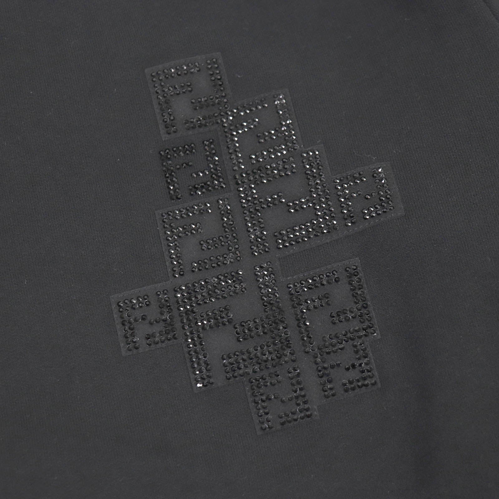 FENDI sweat FY0178 cotton black XL