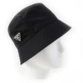 PRADA hat 1HC137 recycled polyamide black RE-NYLON