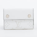 Louis Vuitton Taigaama Dialovery Compact Wallet   White Compact Wallet M30899
