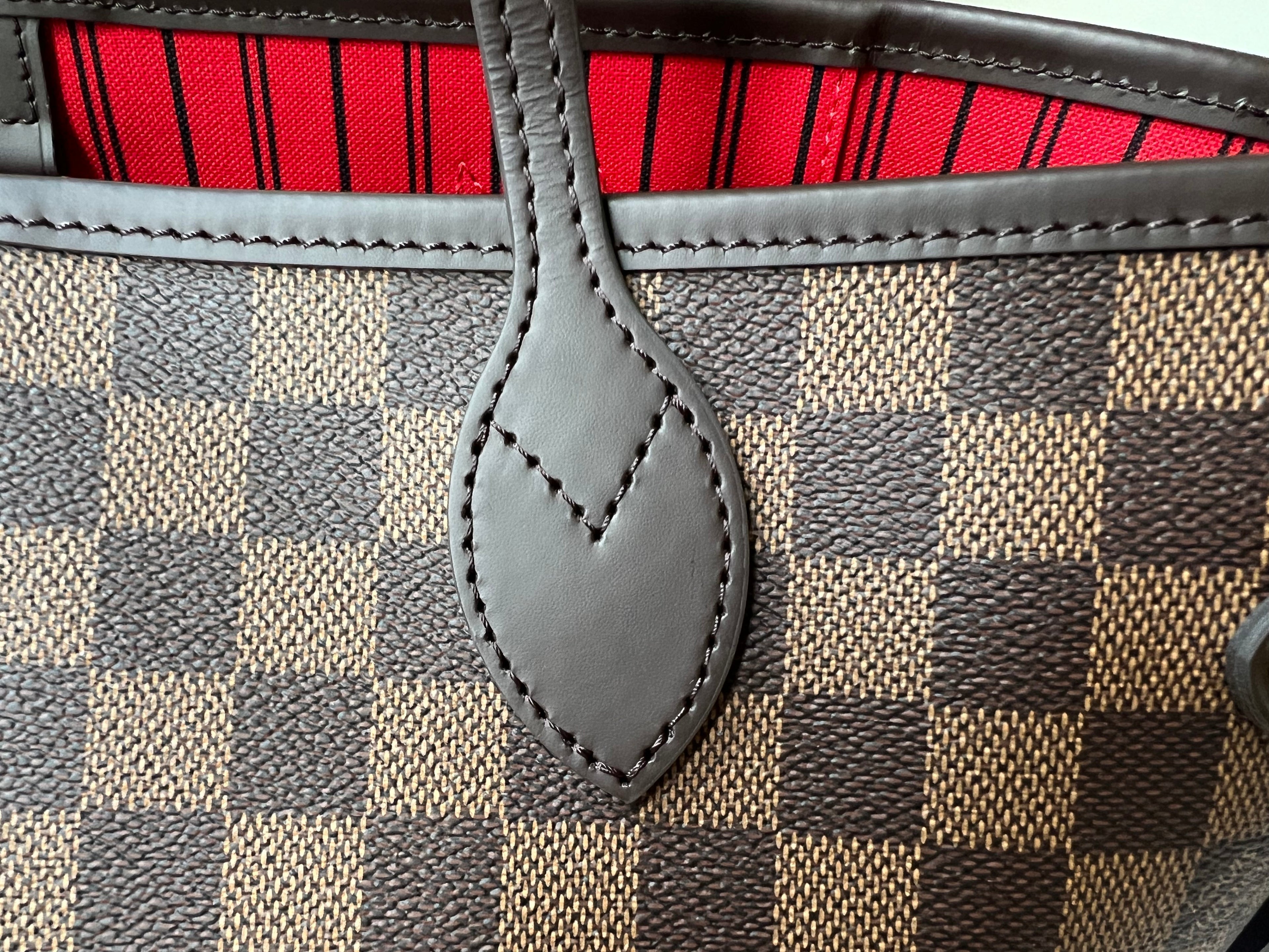 Louis Vuitton Neverfull MM Damier Ebene Cherry Interior (RRP £1,410)