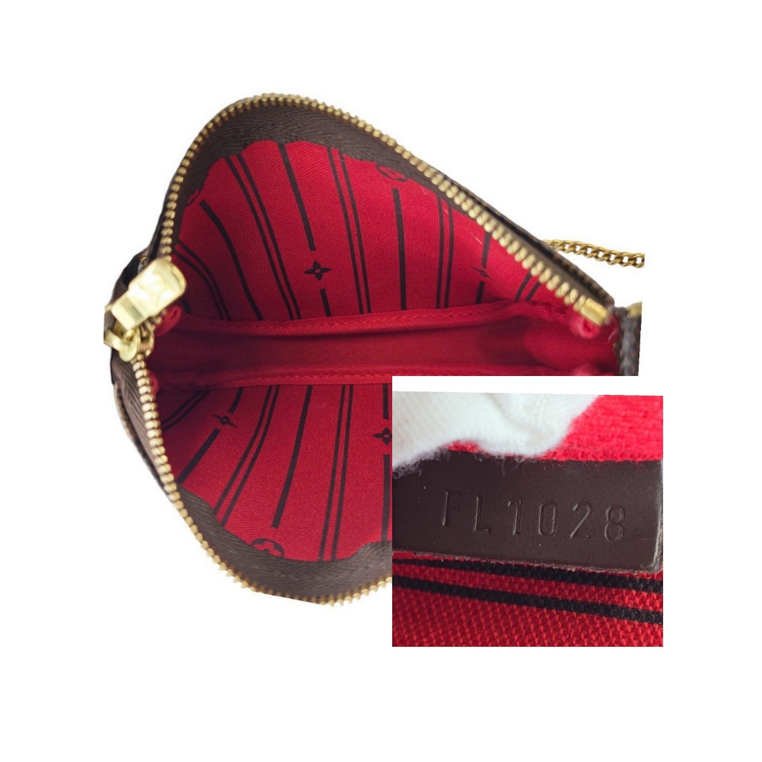 Louis Vuitton Damier Ebene 'Trunks & Bags' Mini Pochette Accessories