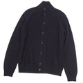 Louis Vuitton Cardigans Drivers Cashmere 100% LV Logo Stitch Tops Mens Made in Italy M Black ,