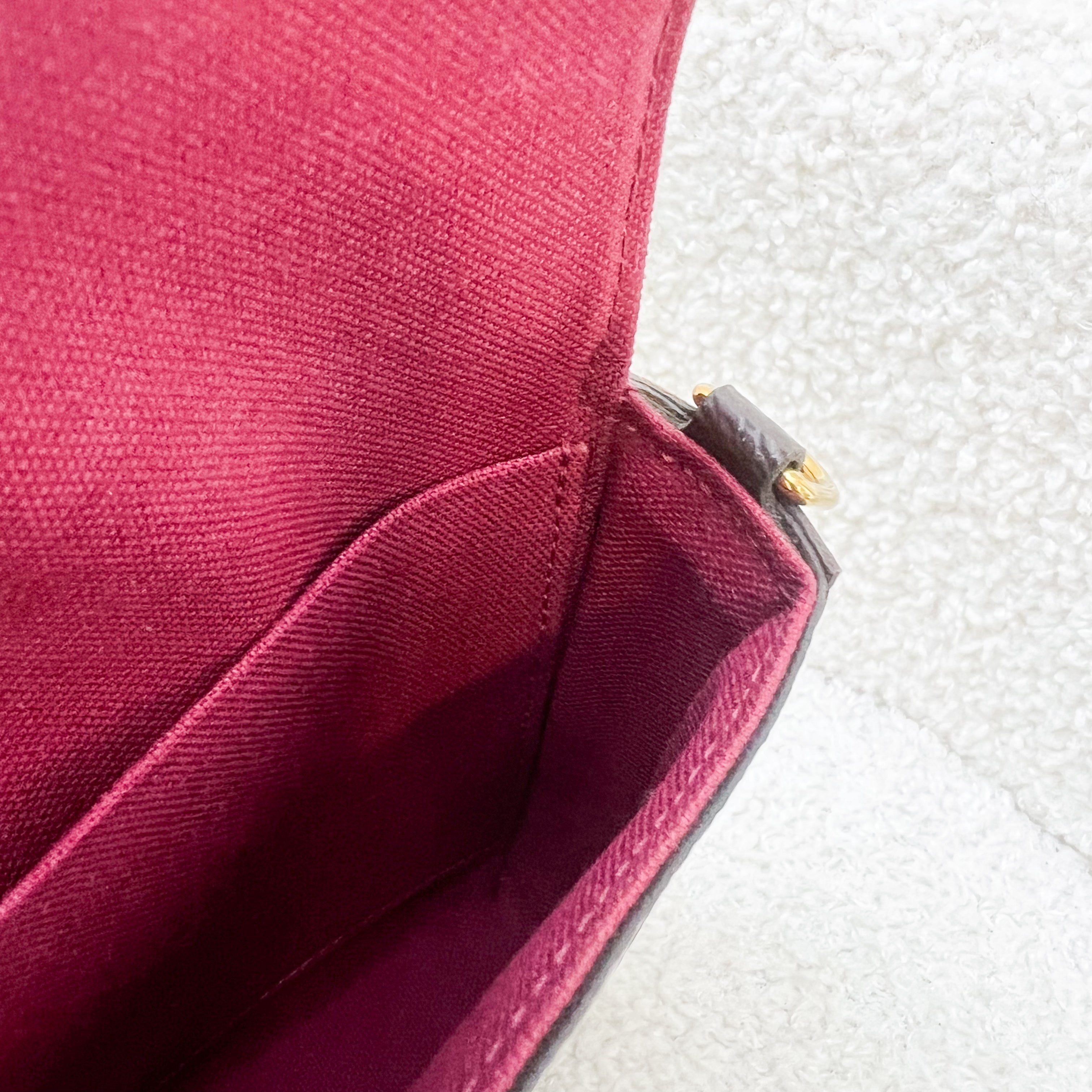 LV Felicie Pochette in Monogram Canvas and GHW
