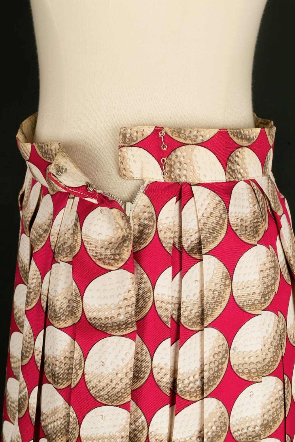 Jupe plissÃƒÆ’Ã‚Â©e "balles de golf" HermÃƒÆ’Ã‚Â¨s