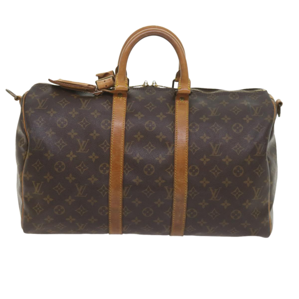 Louis Vuitton Keepall Bandouliere 55  Canvas Travel Bag ()