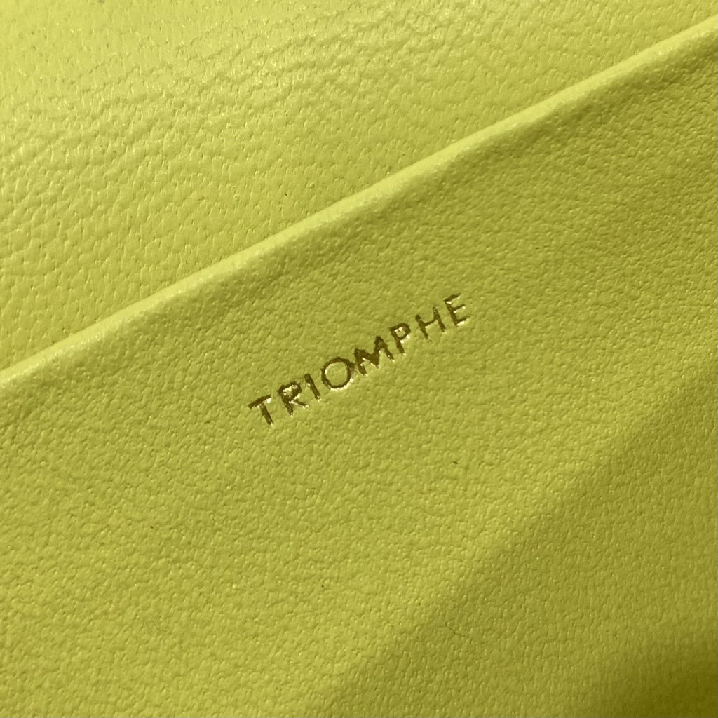 GLAMI Chain Shoulder Bag Cuir Triomphe Green For Women 7.9in/20cm