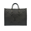 Louis Vuitton Onthego MM Black Monogram Empreinte