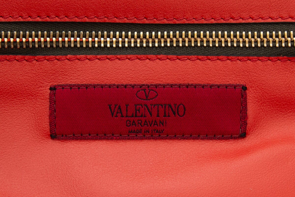Valentino Multi Colorblock Rockstud Small Tote