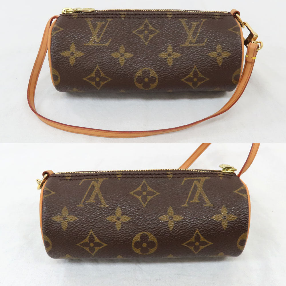 Louis Vuitton 30 Monogram M51385 Handbag Brown Numea Leather Monogram Canvas   Portefolio