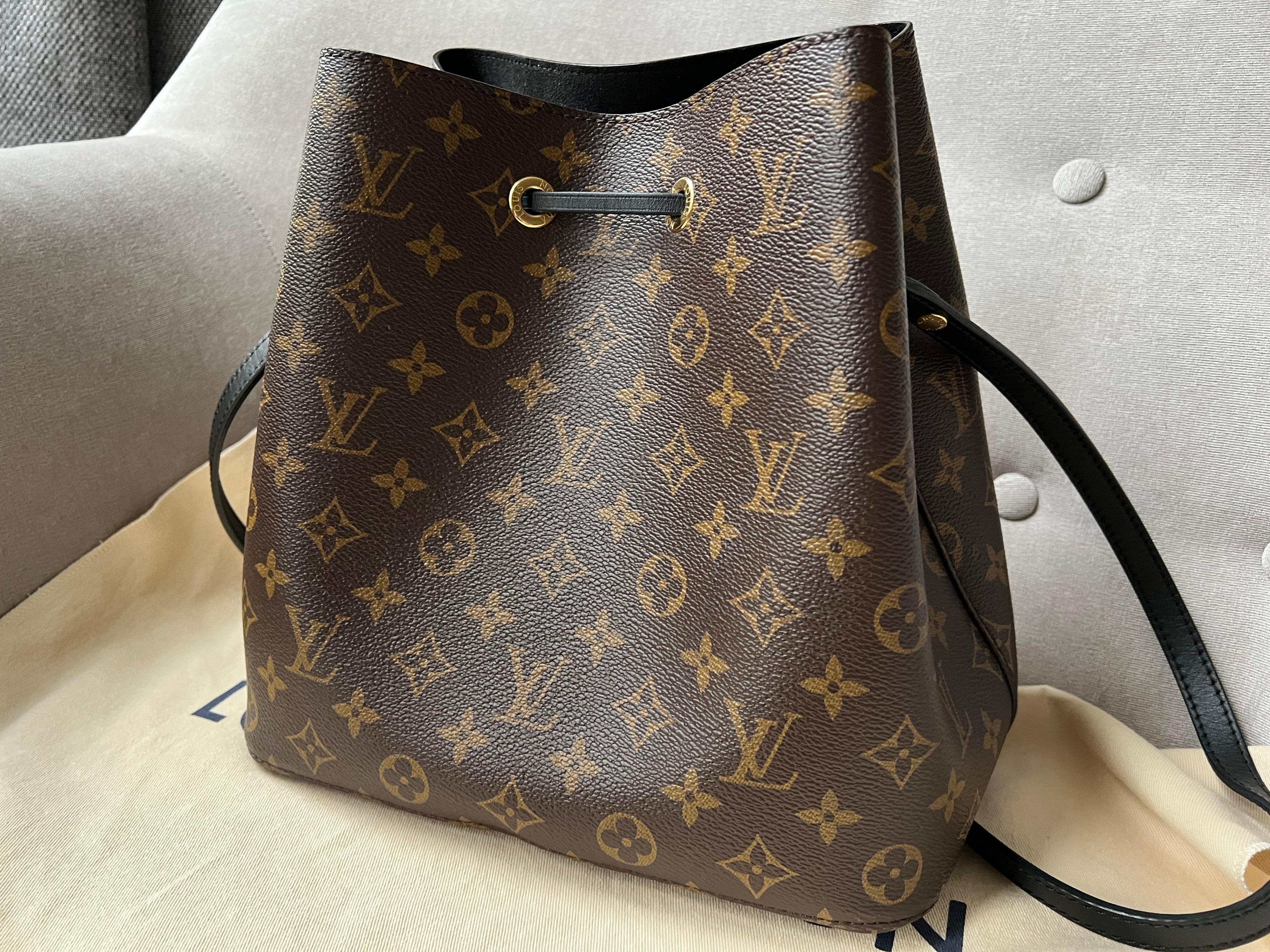 Louis Vuitton Neo Noe Monogram and Black (RRP £1,560)