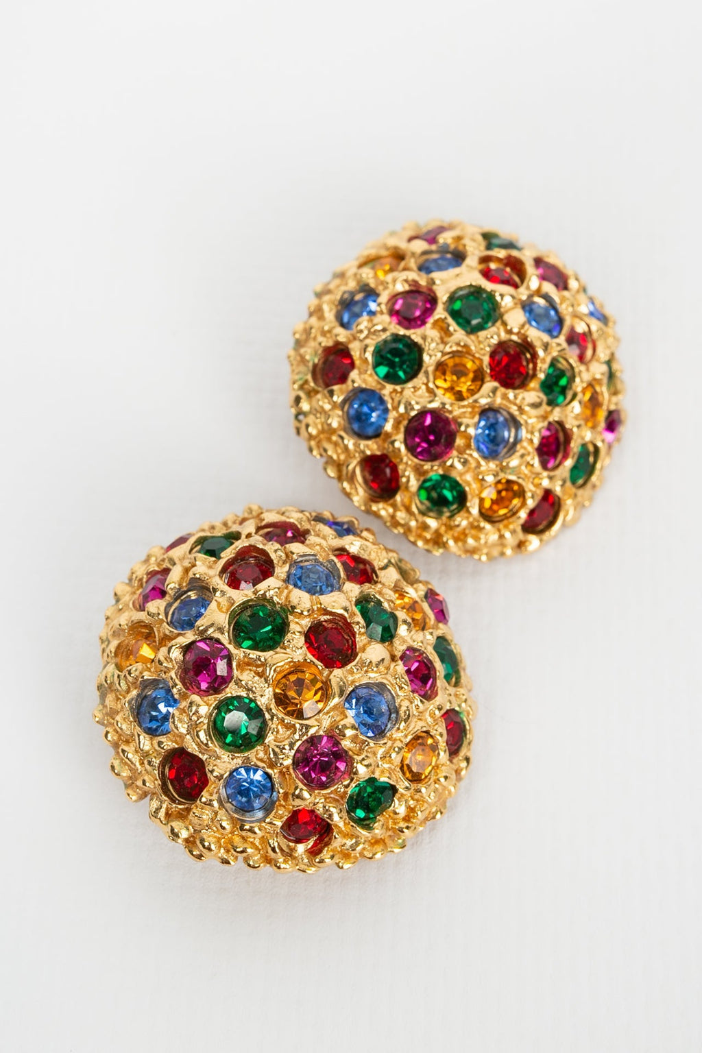 Boucles d'oreilles strassÃƒÆ’Ã‚Â©es Yves Saint Laurent