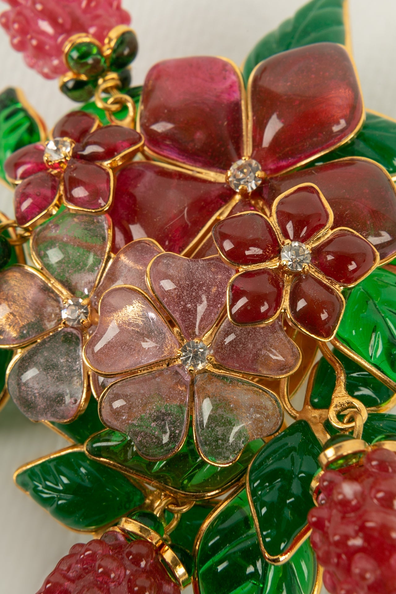 Broche framboises Augustine