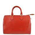 Louis Vuitton 1995 Red Epi Speedy 25 Handbag M43017