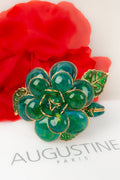 Broche / pendentif fleur Augustine