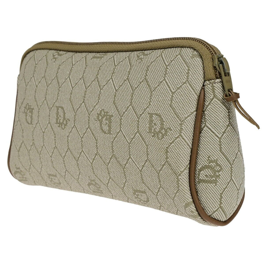 Dior Honeycomb  Canvas Clutch Bag ()