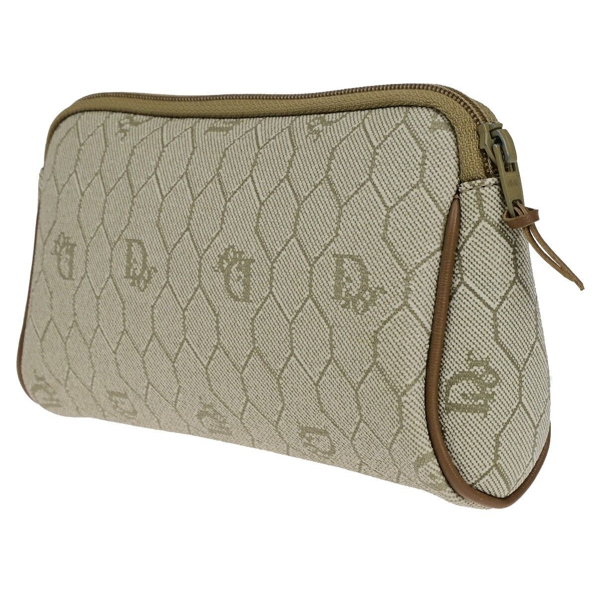 Dior Honeycomb  Canvas Clutch Bag ()