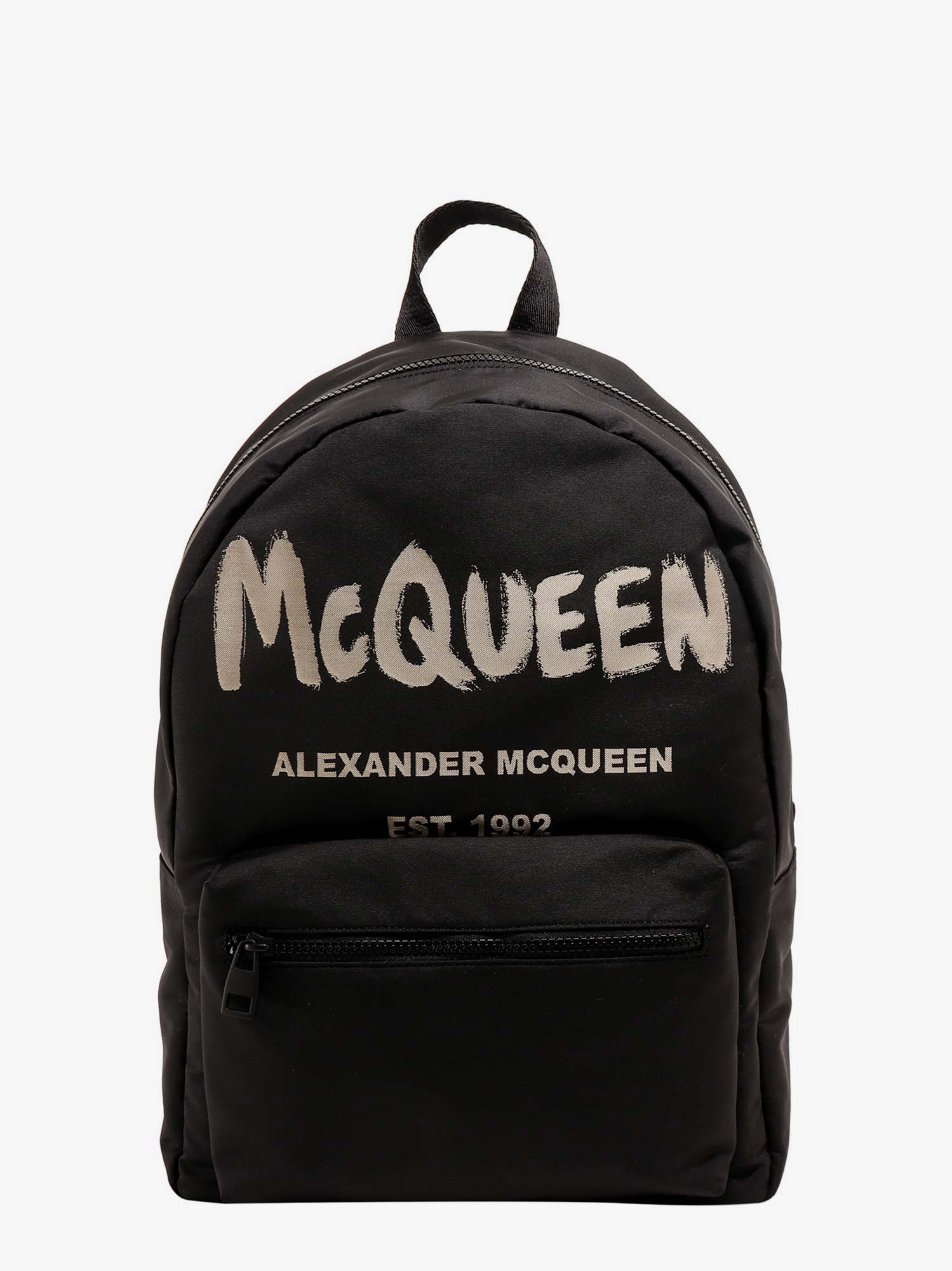 Alexander Mcqueen Man Alexander Mcqueen Man Black Backpacks