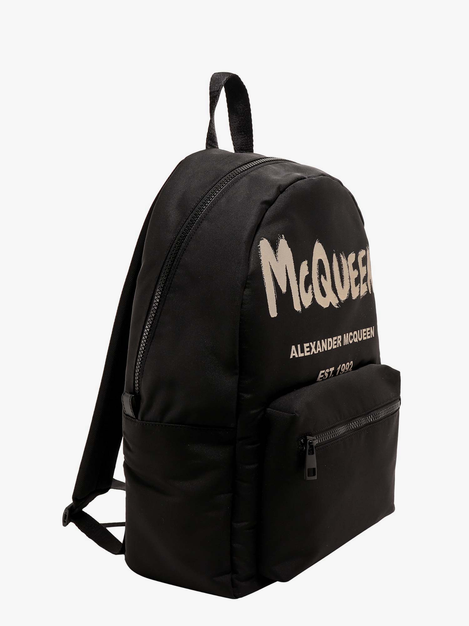 Alexander Mcqueen Man Alexander Mcqueen Man Black Backpacks