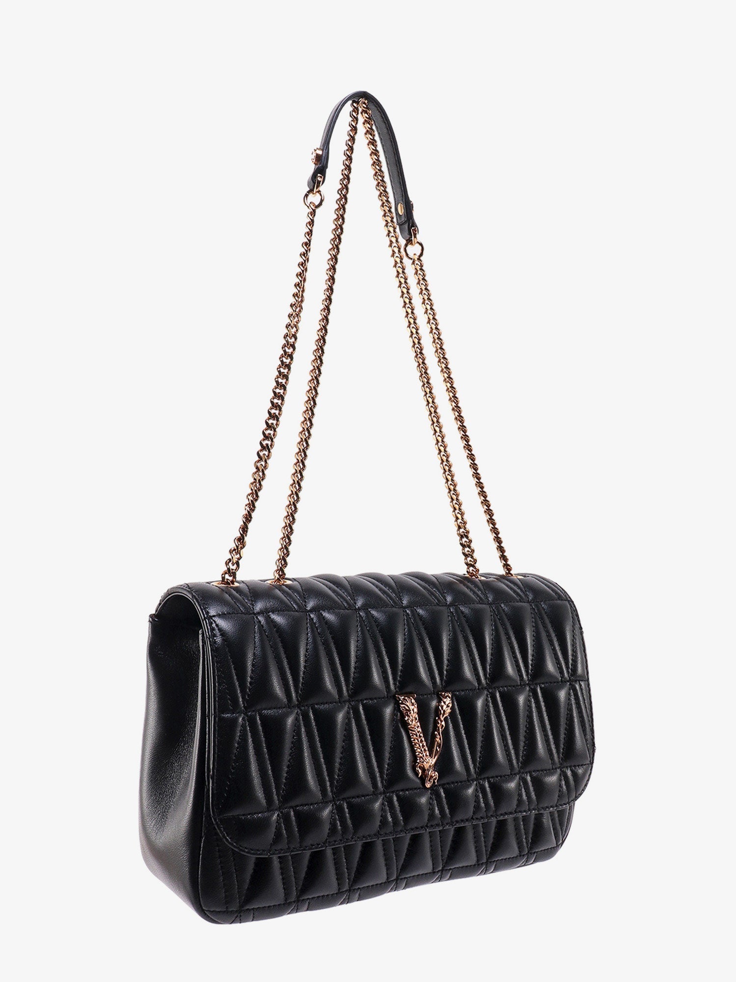 Versace Woman Versace Woman Black Shoulder Bags