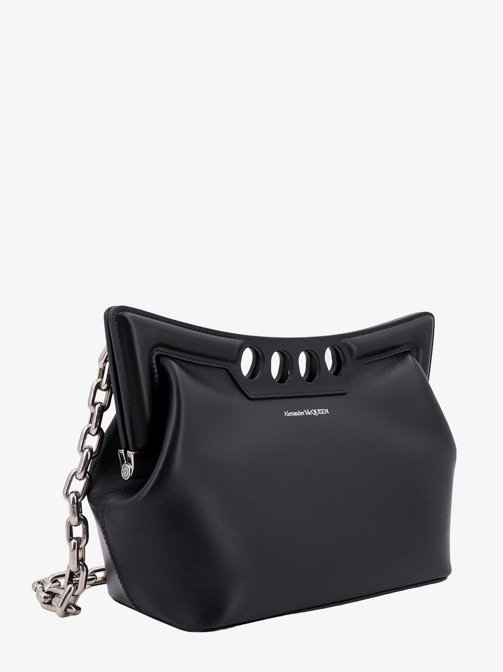 Alexander Mcqueen Woman Alexander Mcqueen Woman Black Shoulder Bags